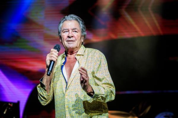 Ian Gillan from Deep Purple performs on stage 